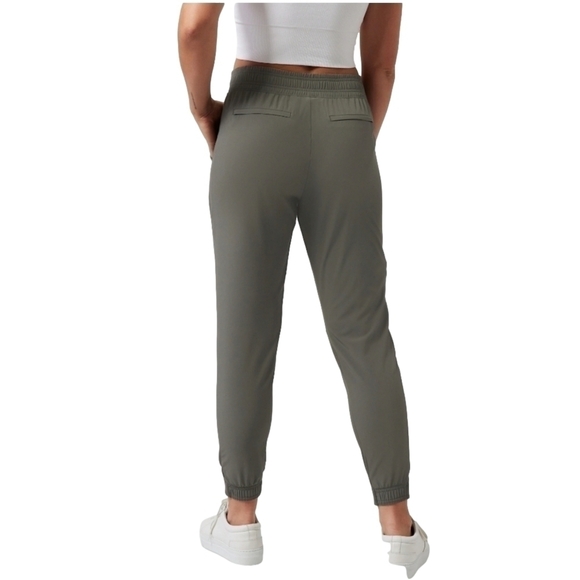 Athleta Brooklyn Jogger Pants size 2 Mountain Olive - Picture 2 of 11